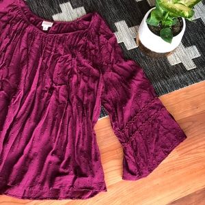 Merona from Target peasant top